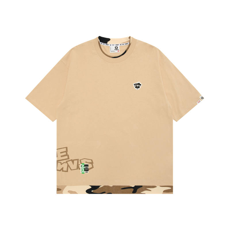 Aape Aape camouflage-panel T-shirt