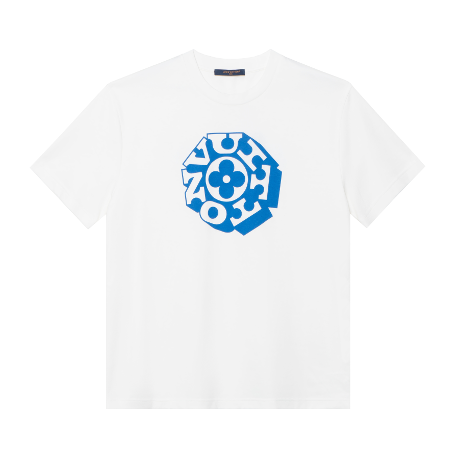 LOUIS VUITTON Lv Printed Signature T Shirt