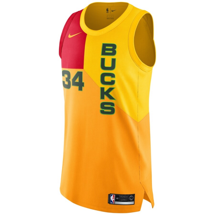 Nike Nike Basketball Jerseys Men's Yellow Moderate