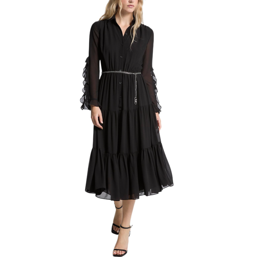 MICHAEL KORS Michael Kors ruffled midi dress