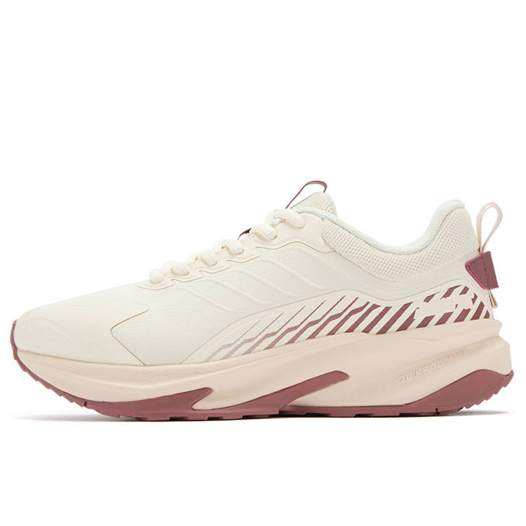 361° Yushan Rain Screen Cushioning Abrasion Resistant Low top Casual Running Shoes Women's Extraordinary Pink