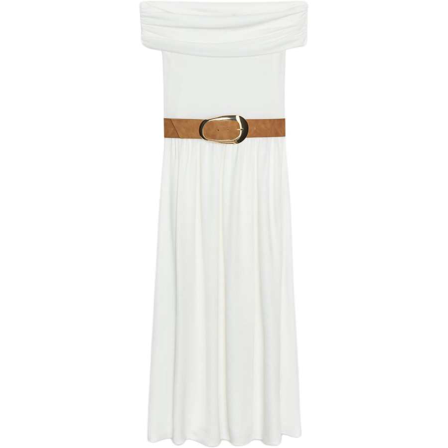 ZARA Sleeveless Dresses Women's White Moderate