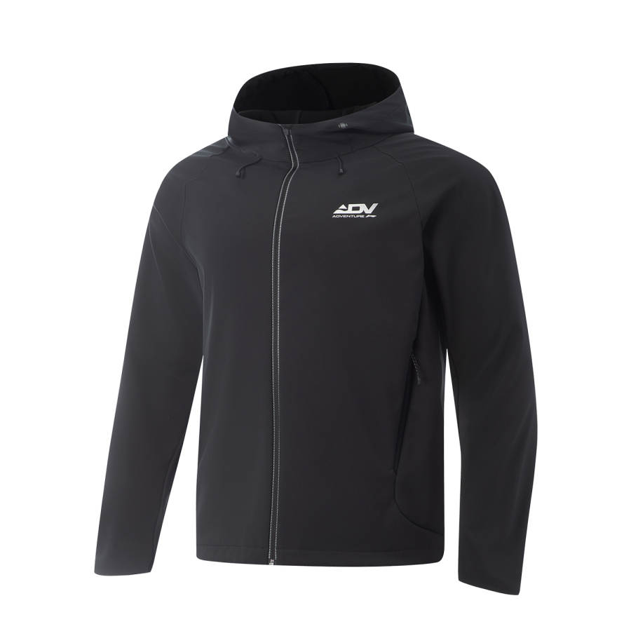 Li-Ning Li Ning Running, Fleece Lined Thermal, Windproof Water Repellent Hooded Sports Fashion Versatile Casual