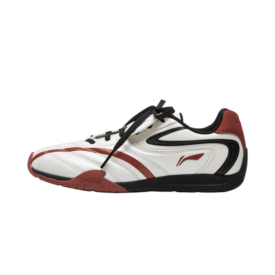 Li-Ning Li Ning Film Pulse Breathable Low top Casual Shoes Women's Champagne White