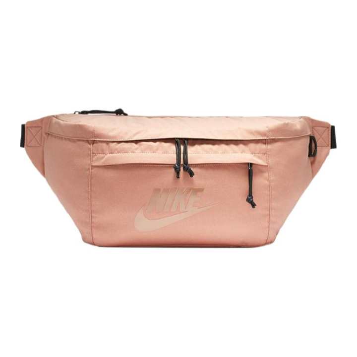 Nike Nike Polyester Gym Bag One Shoulder Crossbody Fanny Pack Unisex Orange Pink