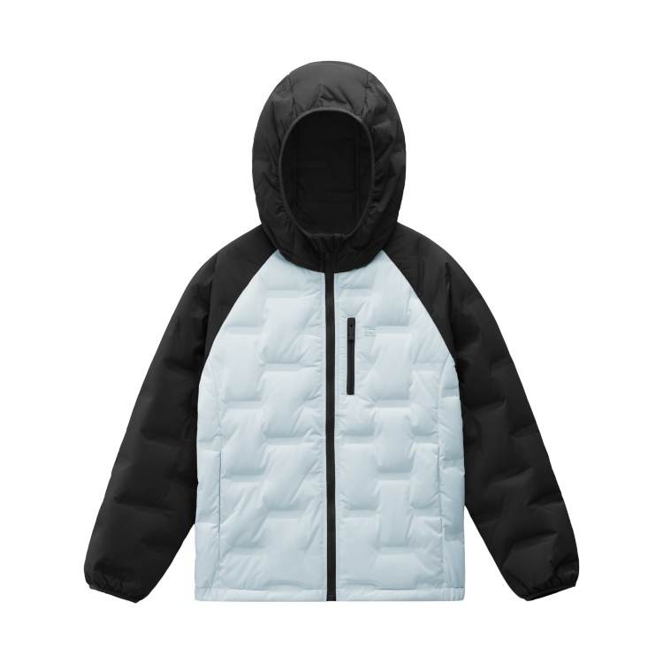 BANANA IN Grade School Down Jackets Crew Neck Lightweight Hooded Moderate