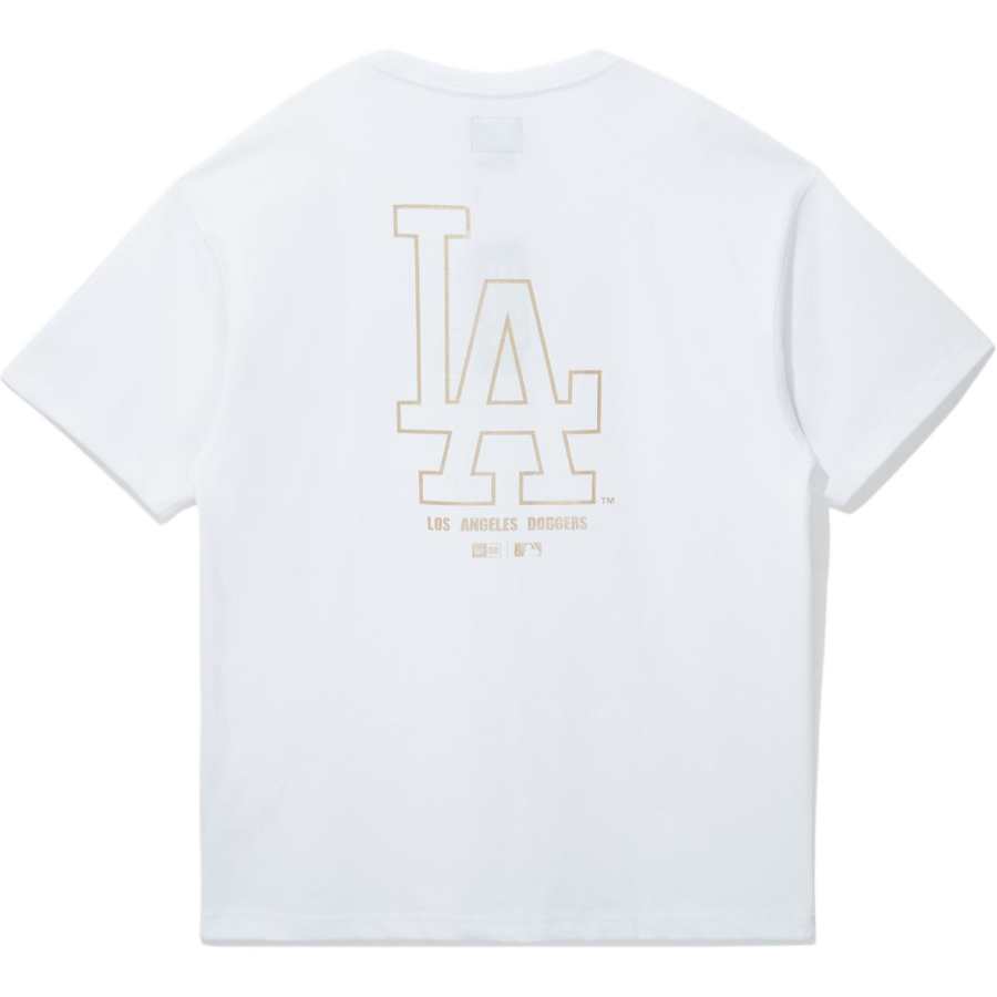 New Era T Shirts Unisex White Crew Neck Moderate