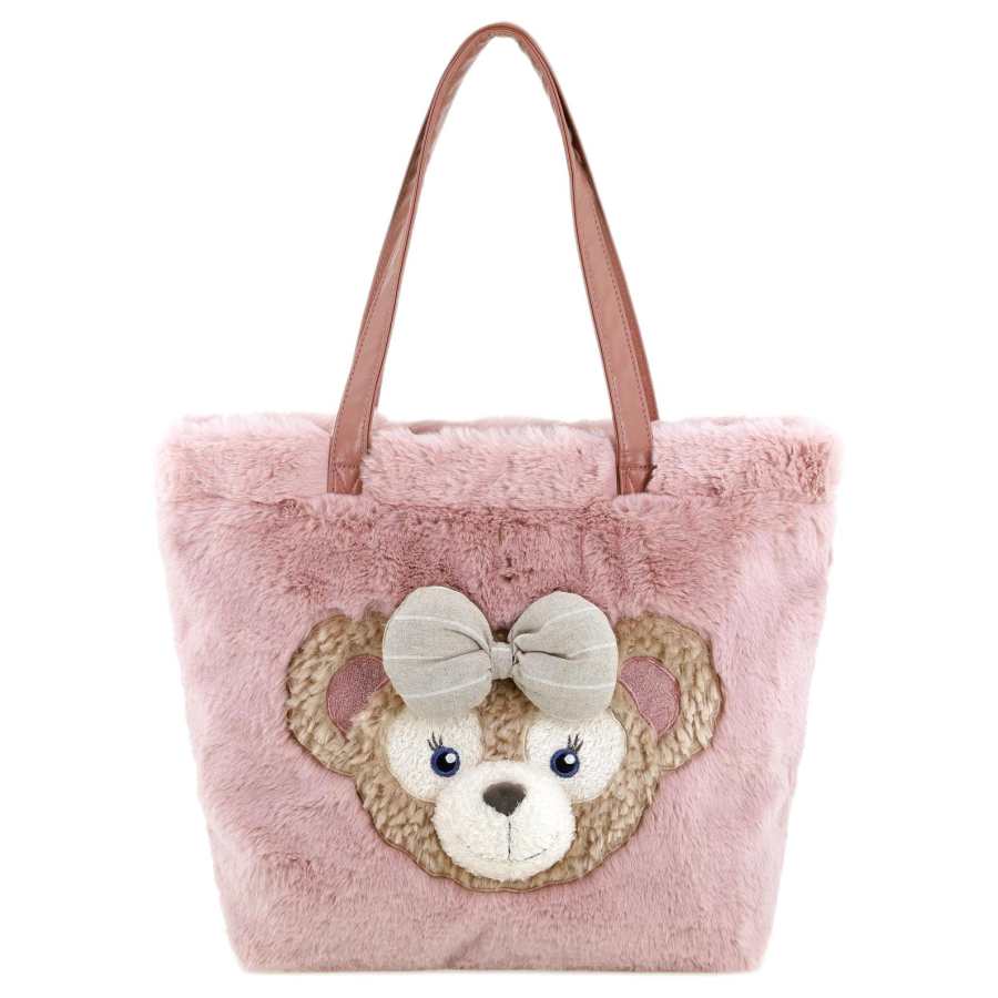 Disney ShellieMay Plush Tote Bag, Shopping Bag, Shoulder Bag Regular Women's Pink