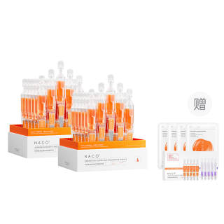 NACO Astaxanthin, Anti Dullness, Brightening, Hydrating Dual Action Single Use Serum Anti Aging Wrinkle Resistant