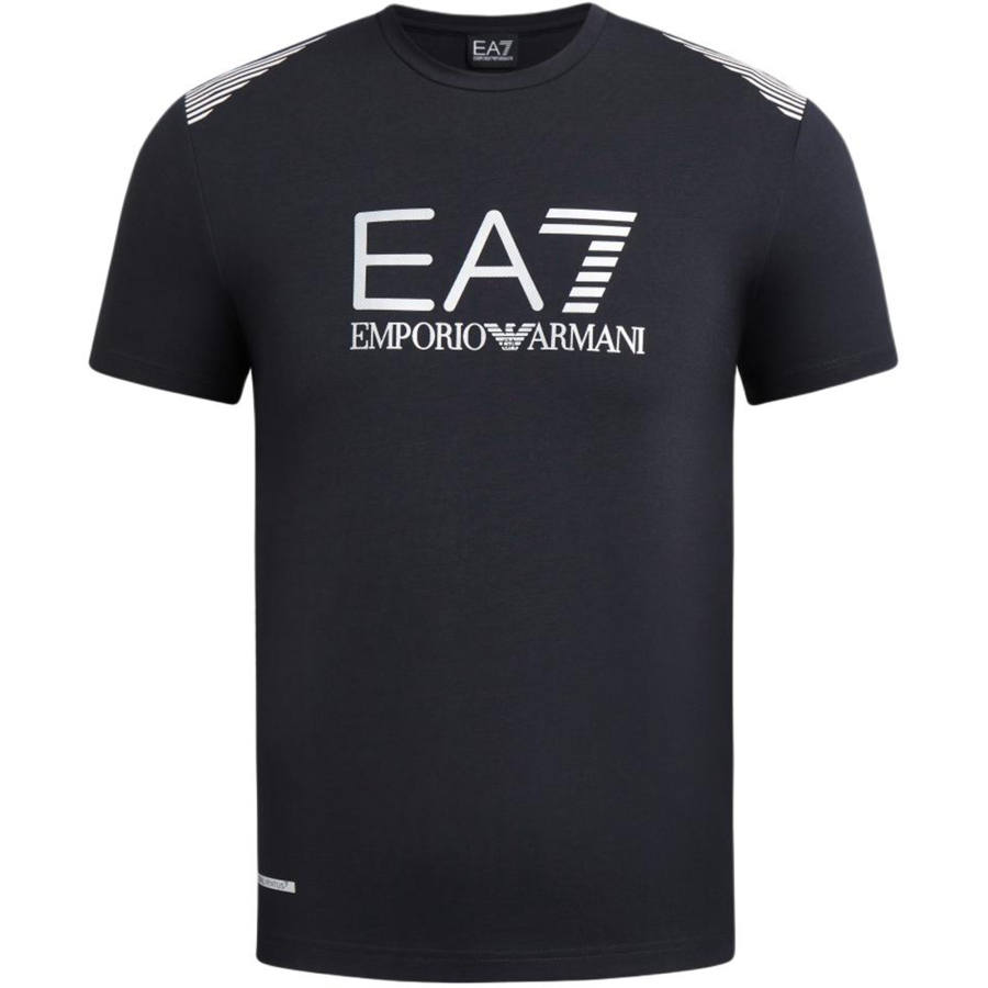 EMPORIO ARMANI EA7 SS24 T Shirt Men's Marine Blue