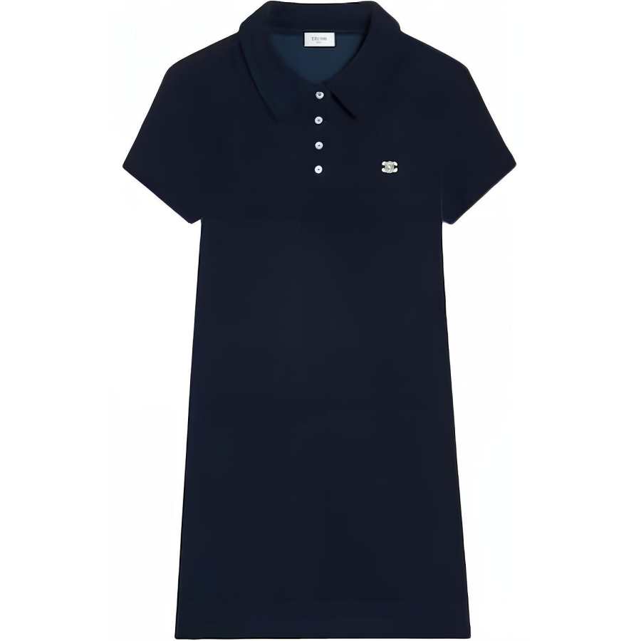 CELINE FW25 Short Sleeved Dress Classic Fit Women's