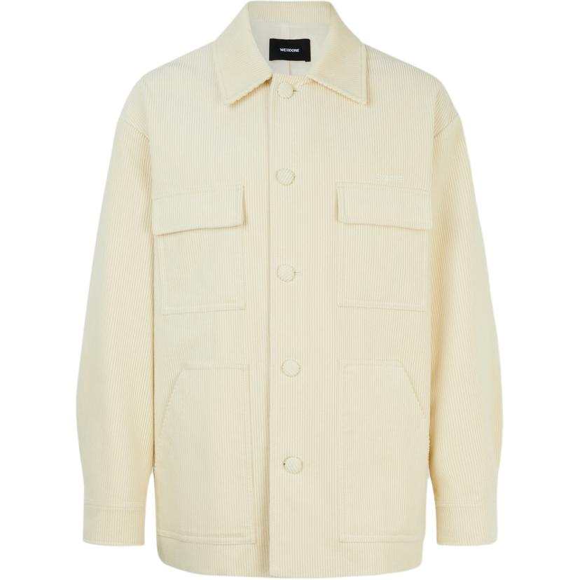 WE11DONE WE11DONE Jackets Men's White Suit Collar Moderate