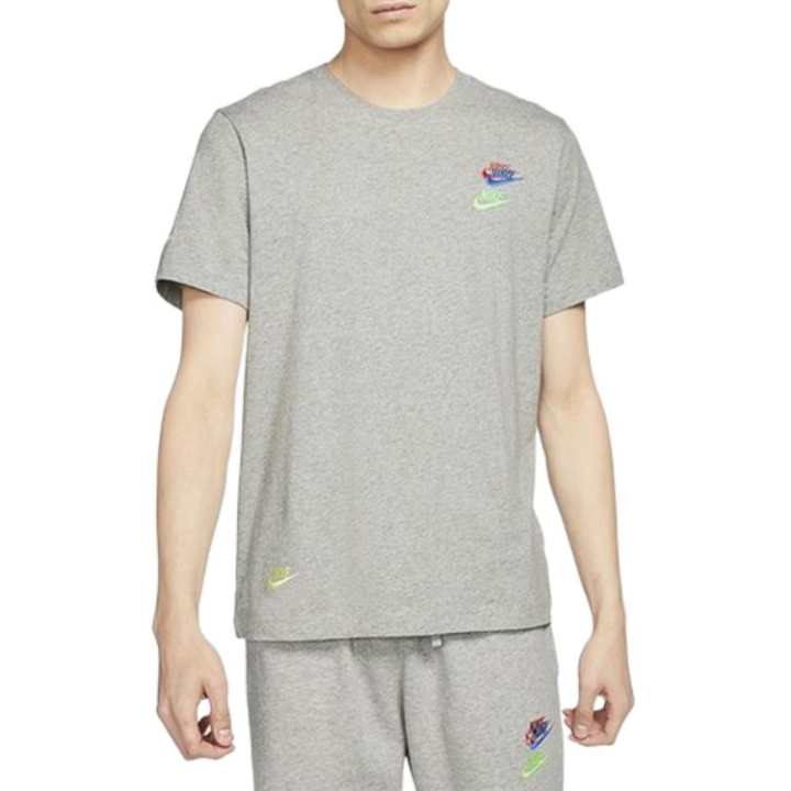 Nike Nike Clothing T Shirts Men's Gray Crew Neck