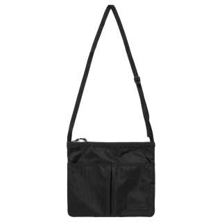 Thisisneverthat Adjustable Strap Nylon Shoulder Bag Unisex Black