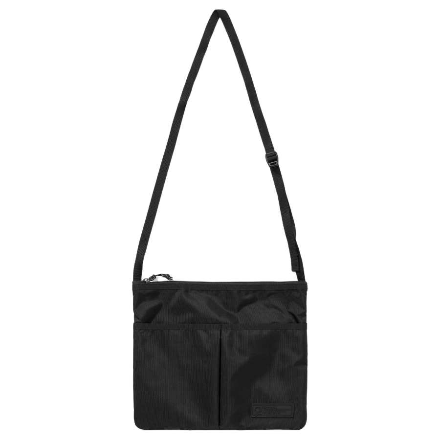 Thisisneverthat Adjustable Strap Nylon Shoulder Bag Unisex Black