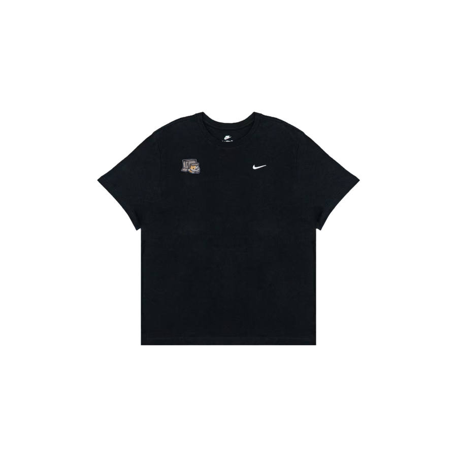Nike Nike Sportswear T Shirts Men's Black Crew Neck Moderate Straight Fit