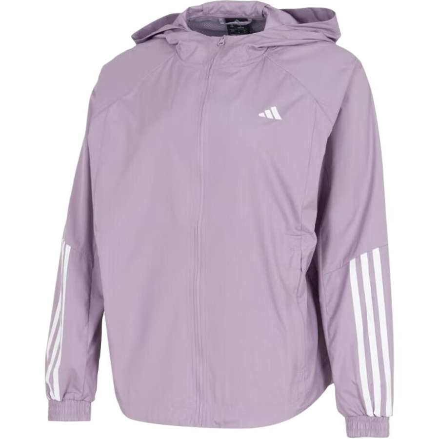Adidas Adidas Jackets Women's Purple Hooded Non Detachable Moderate