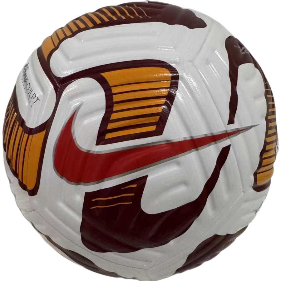 Nike Nike Size 5 Soccer Ball Synthetic Leather Seamless Thermal bonding Unisex White Brown