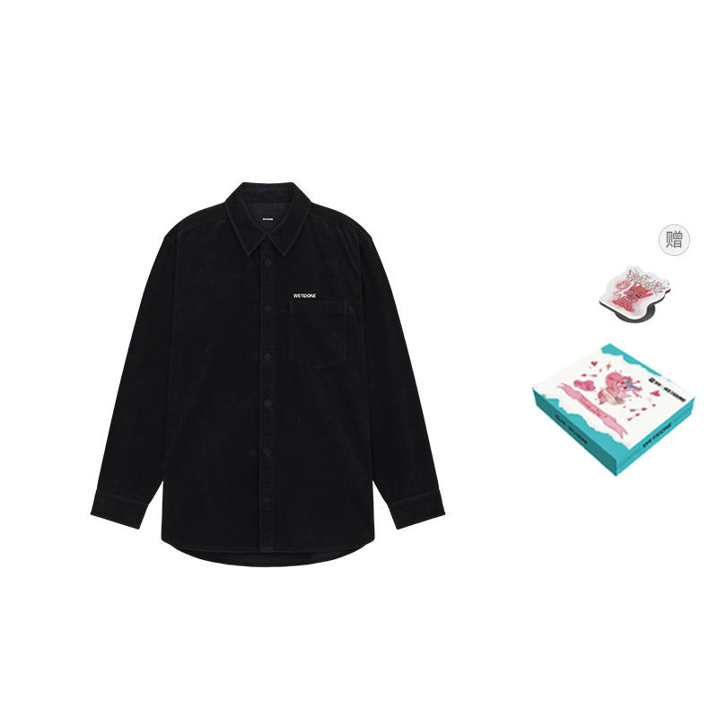 WE11DONE WE11DONE Shirt Men's Gift Box Set Included Black