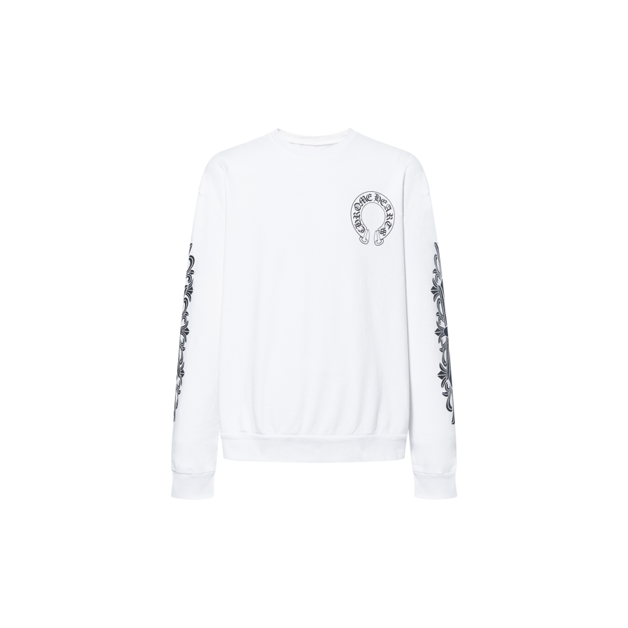 Chrome Hearts Horseshoe logo Crew neck Sweatshirt