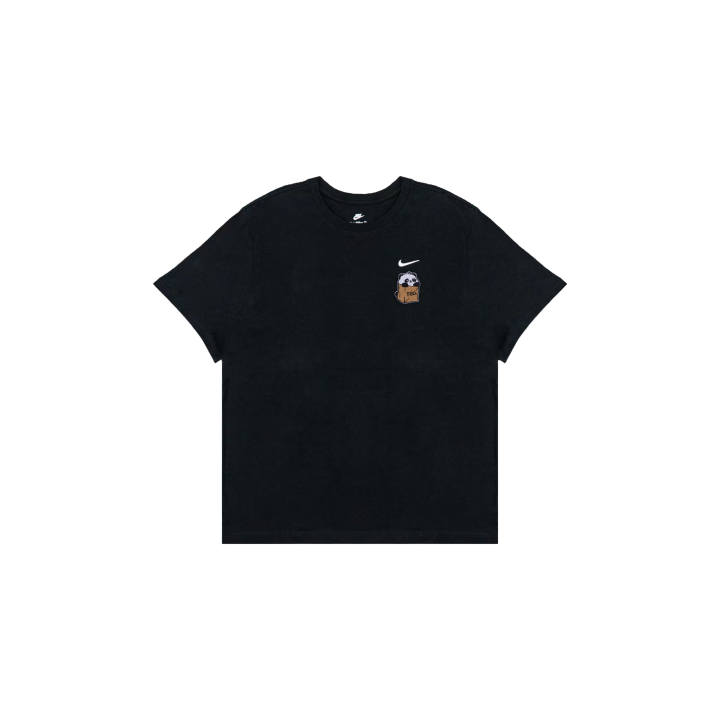 Nike Nike Sportswear T Shirts Men's Black Crew Neck Moderate Straight Fit
