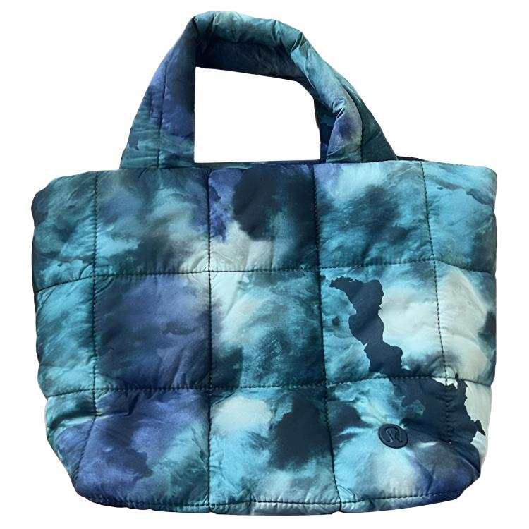 Lululemon Nylon Shoulder Bag, Crossbody Bag, Handbag Unisex Shooting Stars Washed Print Multicolor