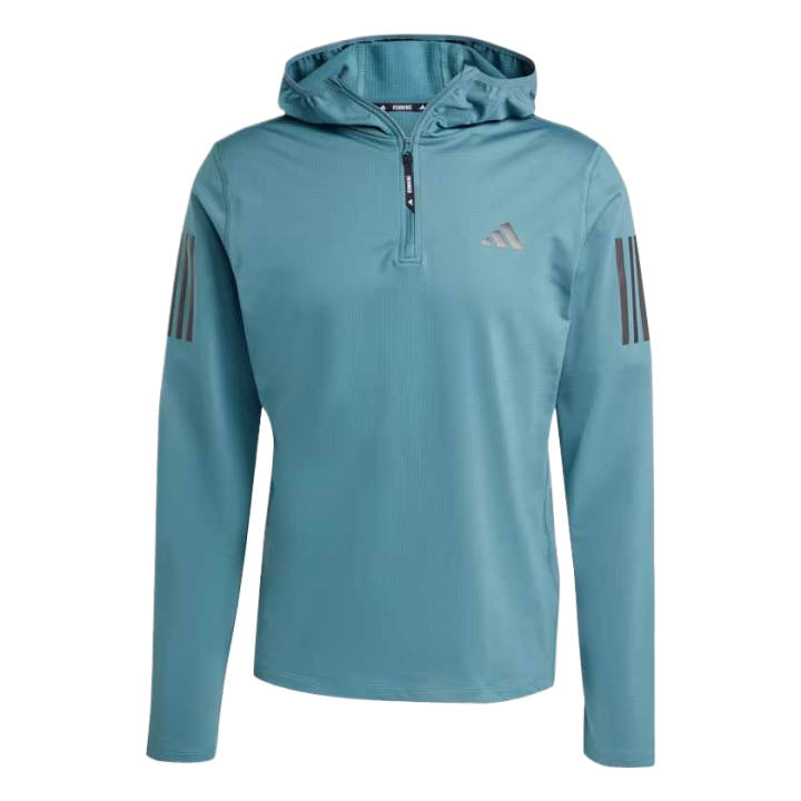 Adidas Adidas Free Shipping With AdiClub Own The Run Winterized Hooded Half Zip