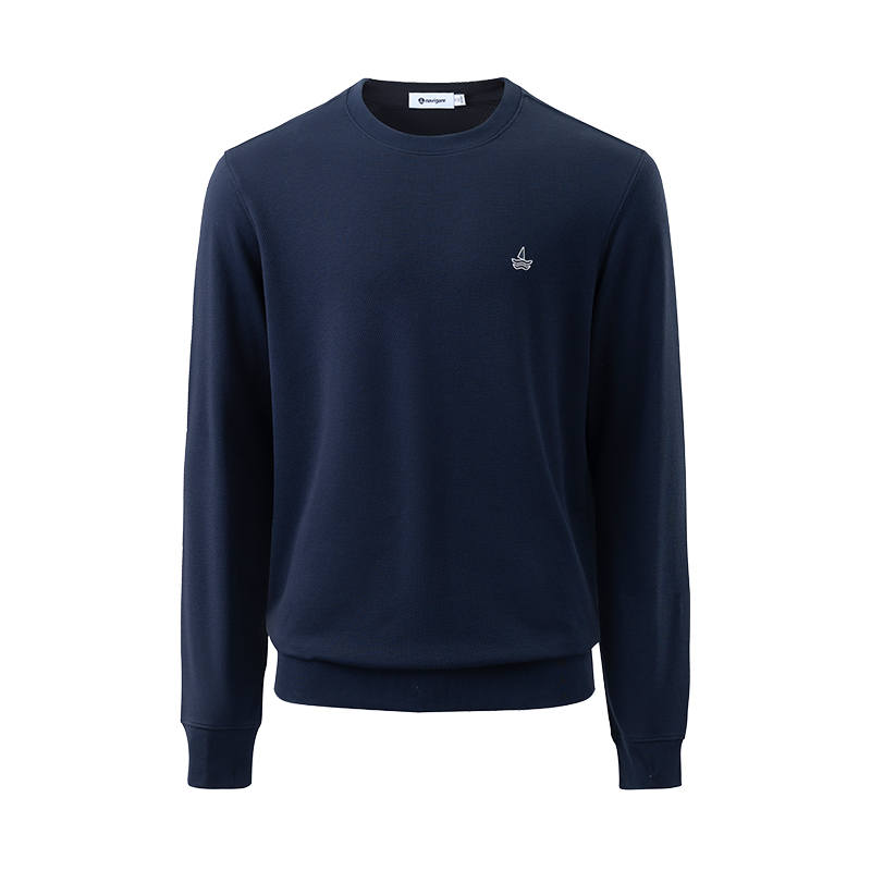 NAVIGARE T Shirts Men's Crew Neck Moderate Straight Fit