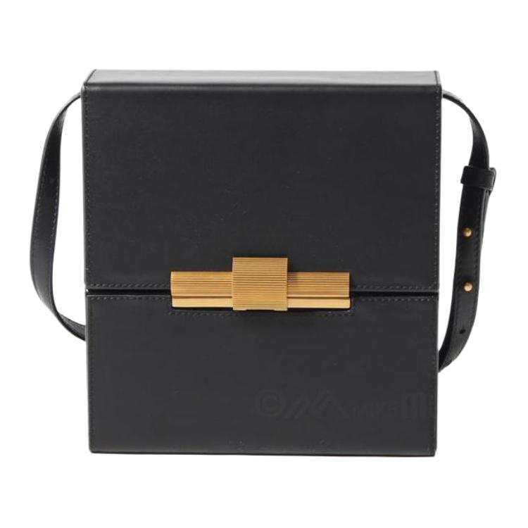 Bottega Veneta Cow Leather Shoulder Bag, Crossbody Bag Mini Women's Black