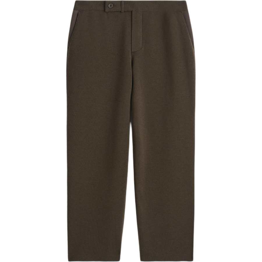 COS Casual Pants Men's Dark Brown Moderate Straight Fit Pants
