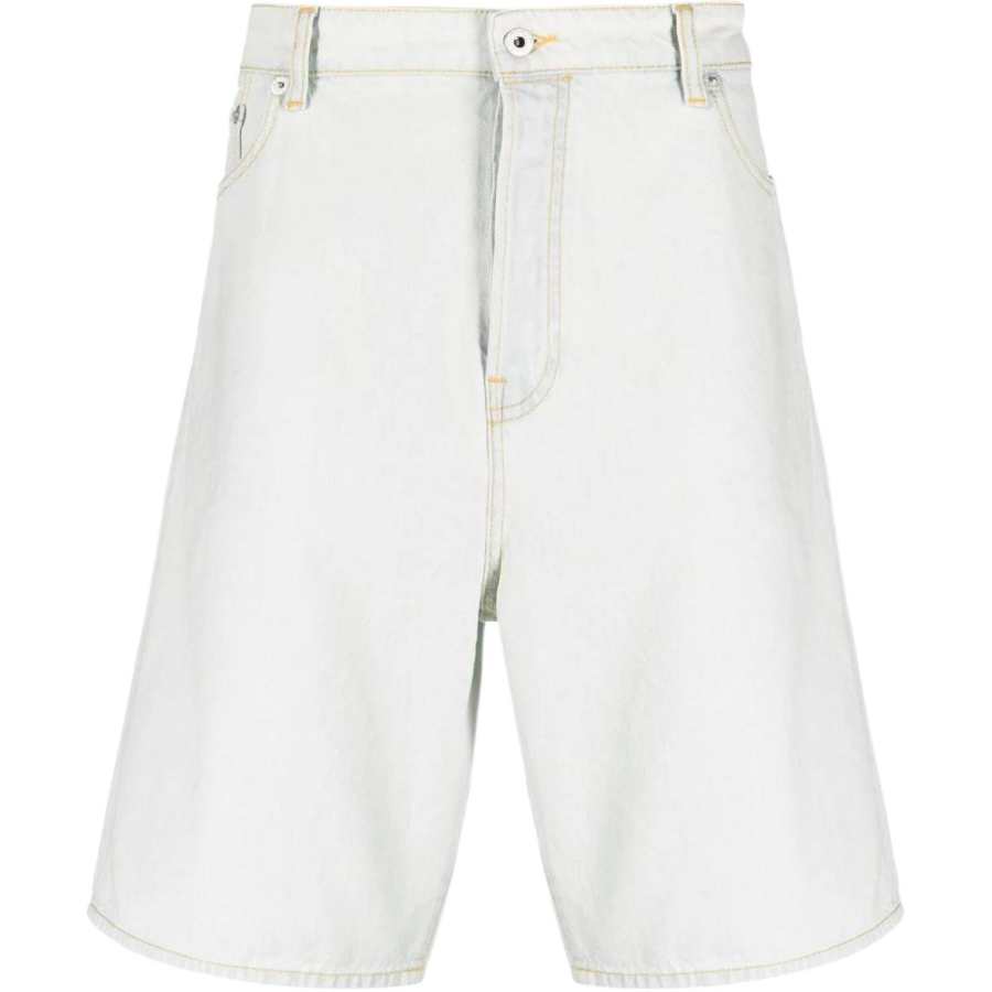 KENZO Kenzo Logo Embroidered Denim Shorts