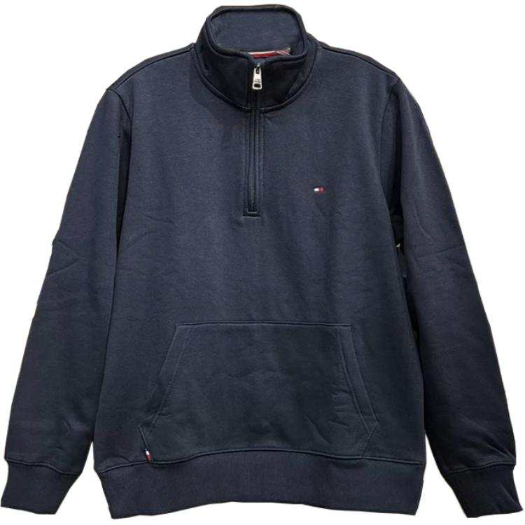 Tommy Hilfiger Comfortable Versatile Casual Half Zip Fleece Lined Sweatshirt Men's