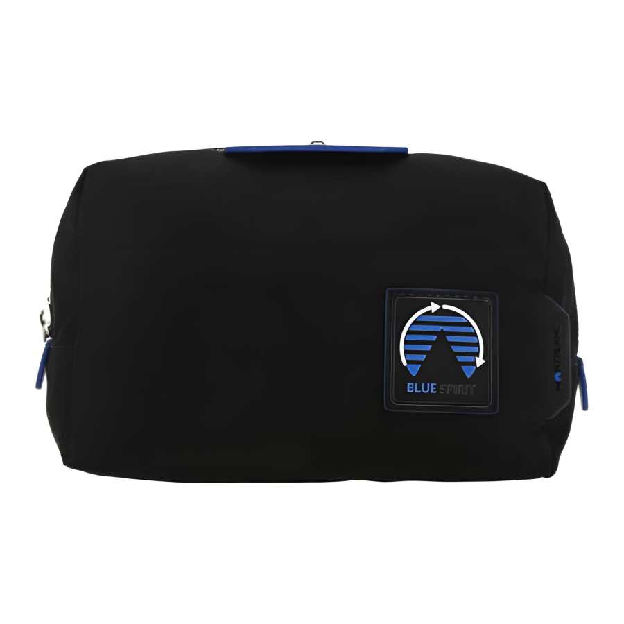 MONTBLANC Zip Closure Nylon Makeup Bag Unisex Black