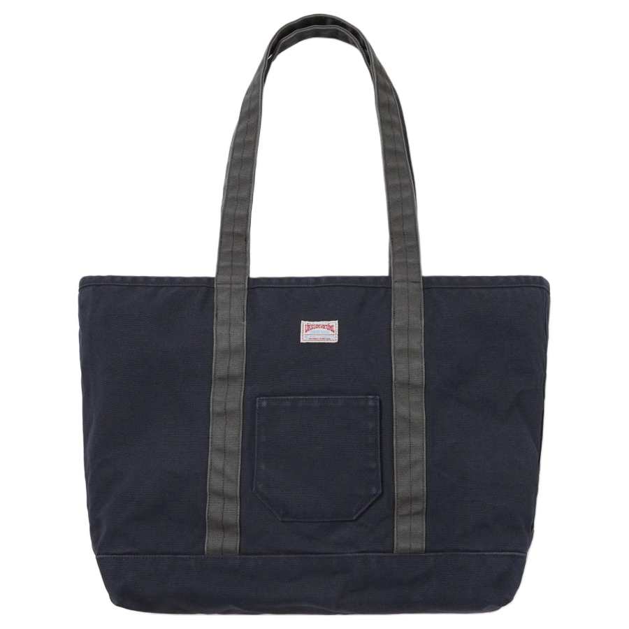 Thisisneverthat Canvas Shoulder Bag Unisex Marine Blue