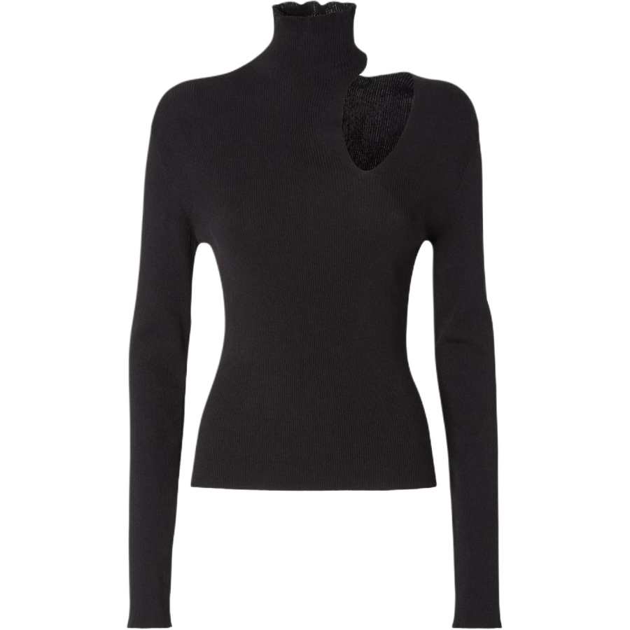 FENDI Knitwear Women's Black Turtleneck Moderate Other
