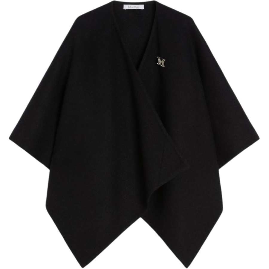 MaxMara MaxMara Serra Logo Patch Cape