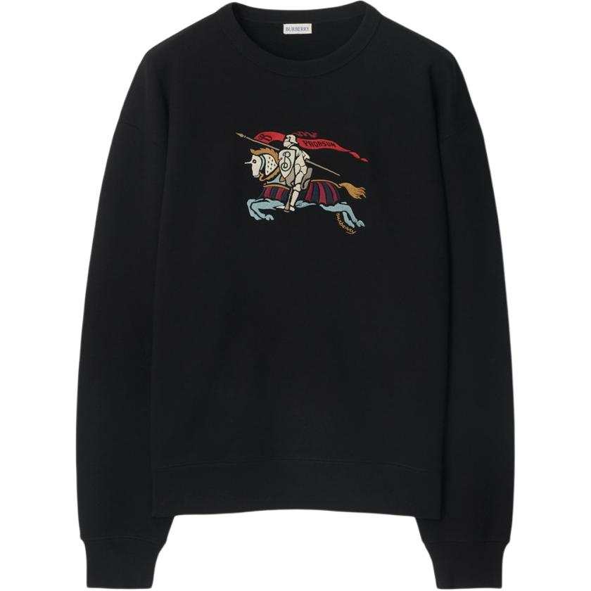 Burberry equestrian-knight crew-neck sweatshirt