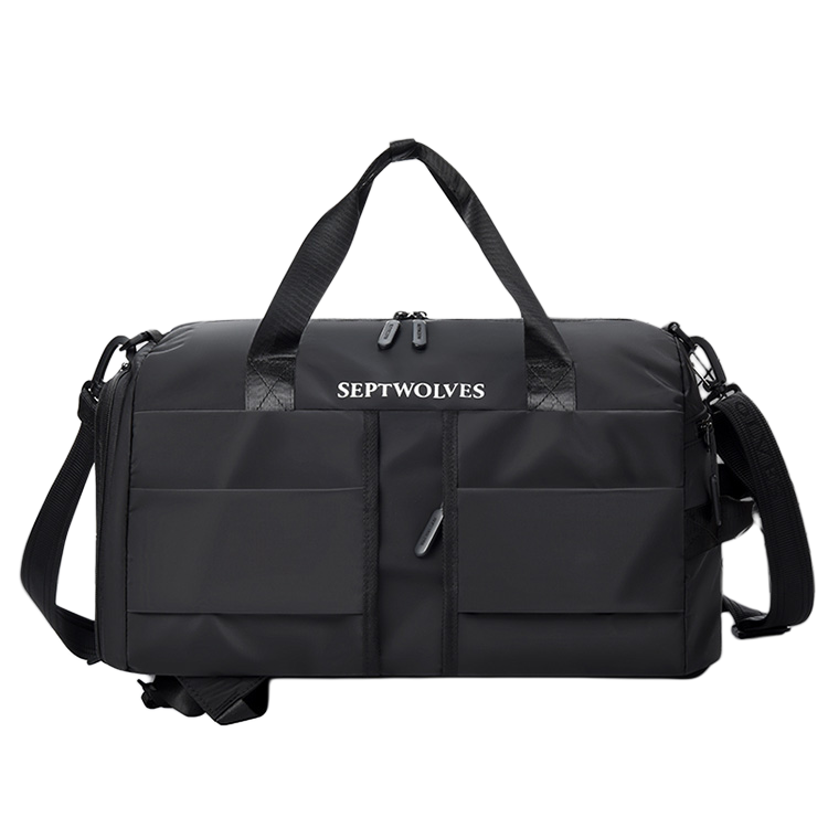 SEPTWOLVES SEPTWOLVES Fabric Handbag Regular Men's Black