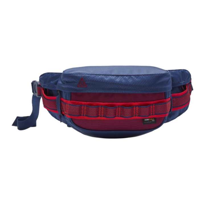 Nike Nike Nylon Shoulder Bag, Fanny Pack Unisex Blue Red