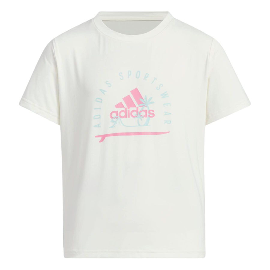 Adidas Adidas T Shirt SPORTSWEAR T SHIRT Jade White Kids'