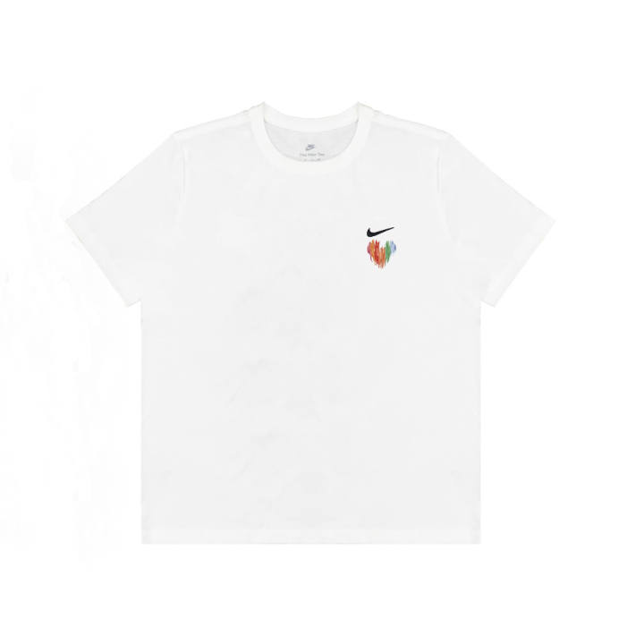 Nike Nike T Shirts Unisex White Crew Neck Moderate Straight Fit