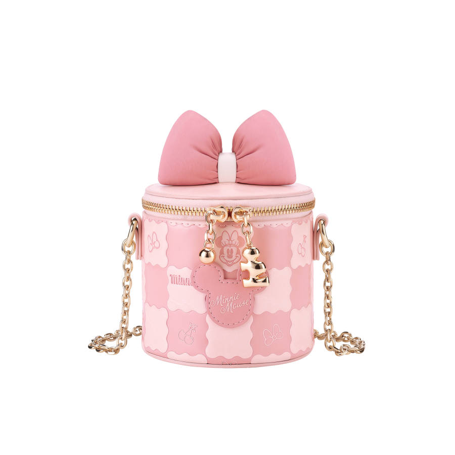 Disney Minnie Synthetic Leather Crossbody Bags Regular Kids' Pink
