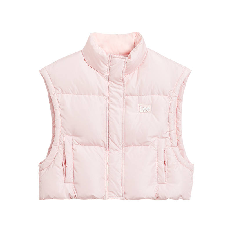 LEE KIDS Down Vests Stand Collar Thickened Moderate