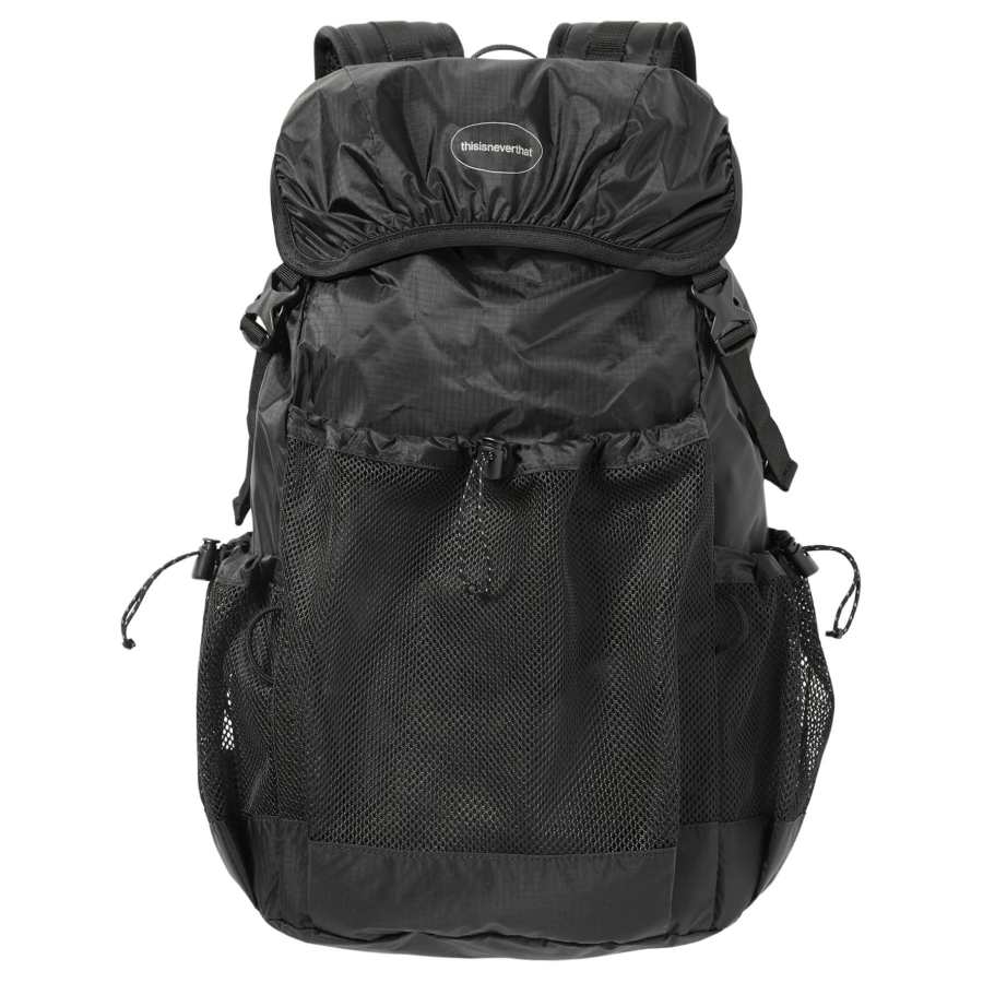 Thisisneverthat Nylon Backpack Unisex Black