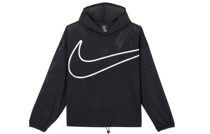 Nike Nike Sweatshirts Women's Black Hooded Moderate Regular