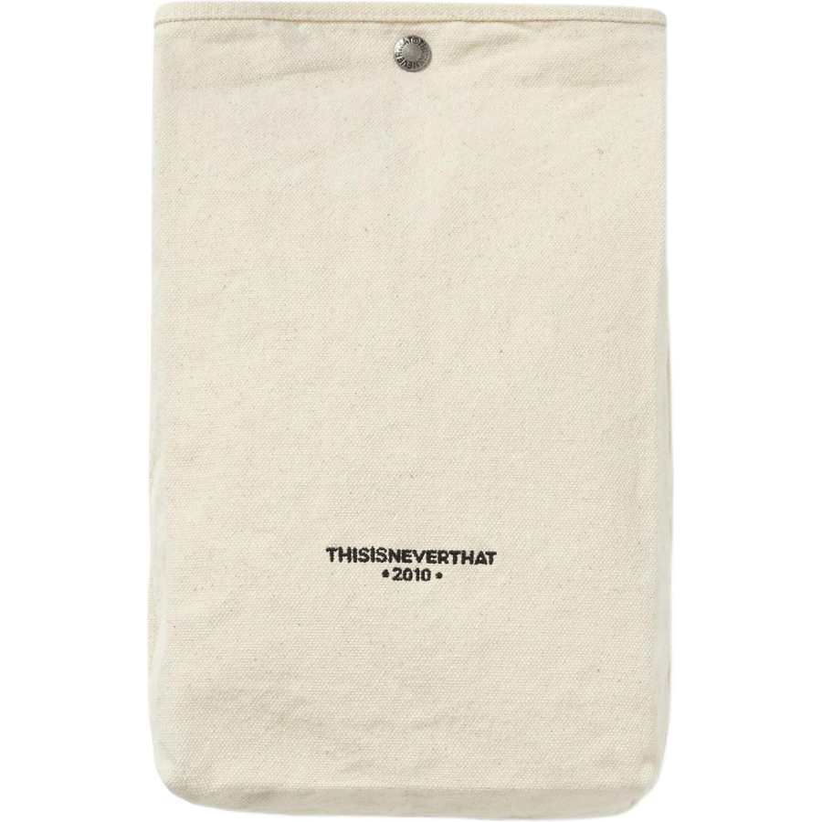 Thisisneverthat Cotton Travel Storage Bag Unisex Beige