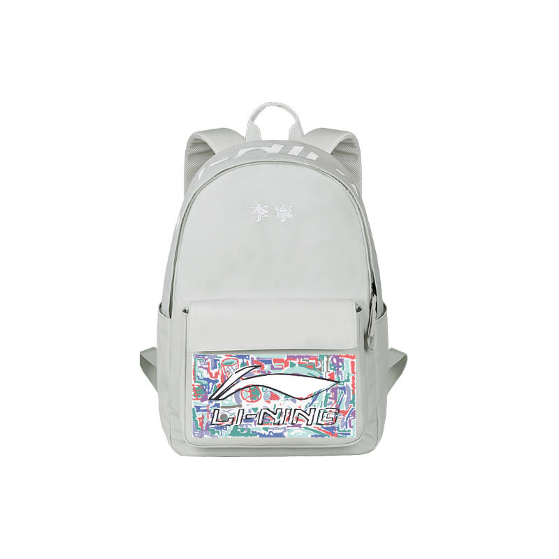 Li-Ning Li Ning Polyester Backpack Regular Unisex Gray