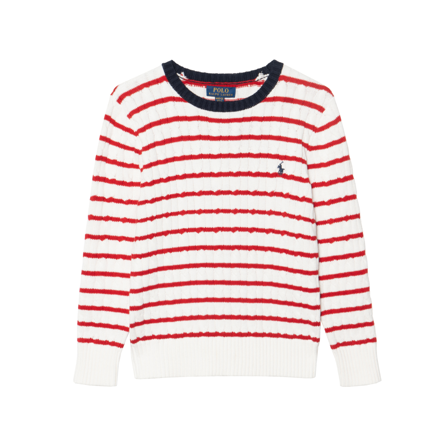 Polo Ralph Lauren Sweater Classic Version White Kids'