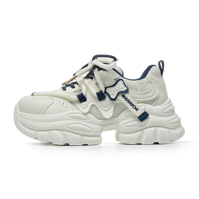 Warrior Height Increasing Abrasion Resistant Low top Chunky Sneakers Women's