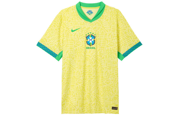 Nike Nike Brazil National Team Retro Soccer Jerseys Player Edition Men's Dynamic Yellow
